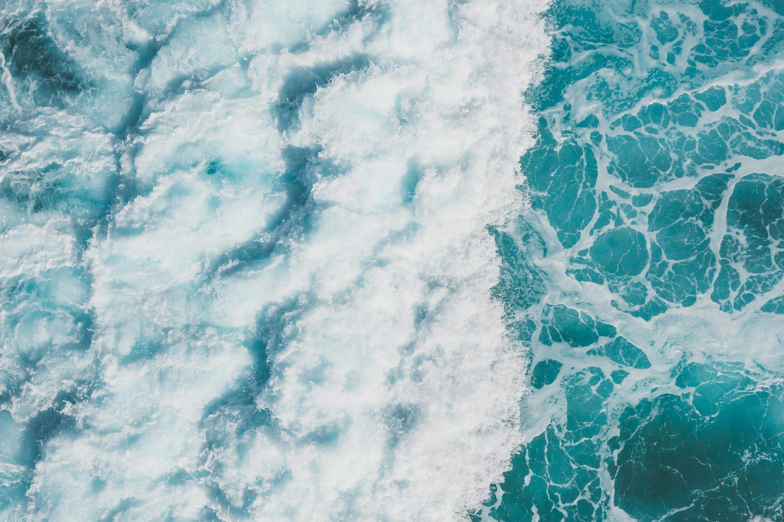 Ocean waves from above